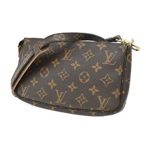 LOUIS VUITTON Pochette Accessoires Shoulder Bag Monogram Leather 498-082025